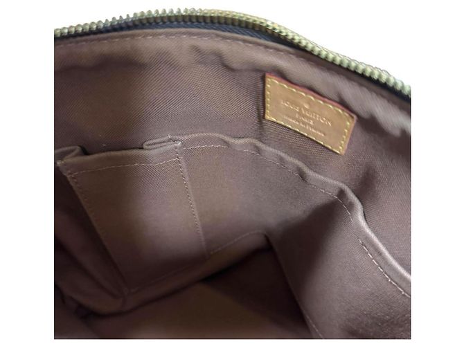 Borsa a Spalla Louis Vuitton Palermo PM Monogram Marrone - vista 8