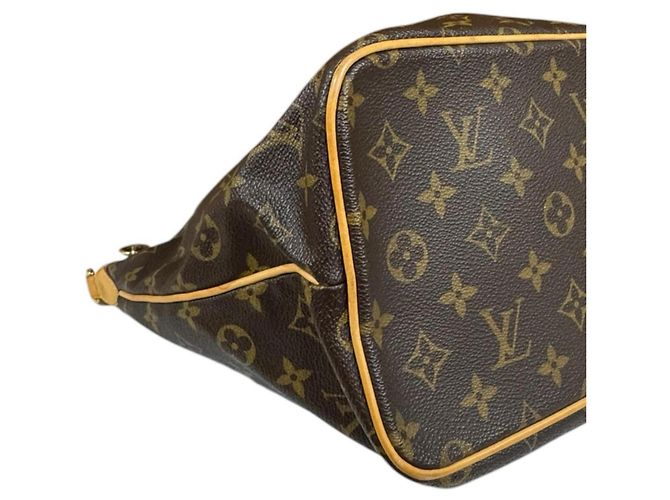 Borsa a Spalla Louis Vuitton Palermo PM Monogram Marrone - vista 9