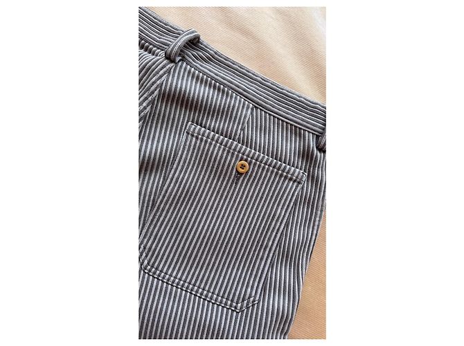 Visvim Short Pastoral DMGD Dobby Realizzato in Giappone Marrone Grigio - vista 14