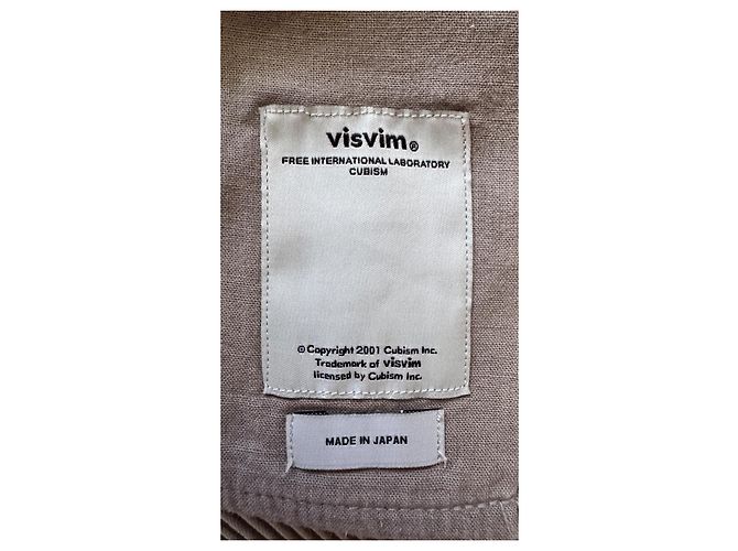 Visvim Short Pastoral DMGD Dobby Realizzato in Giappone Marrone Grigio - vista 8