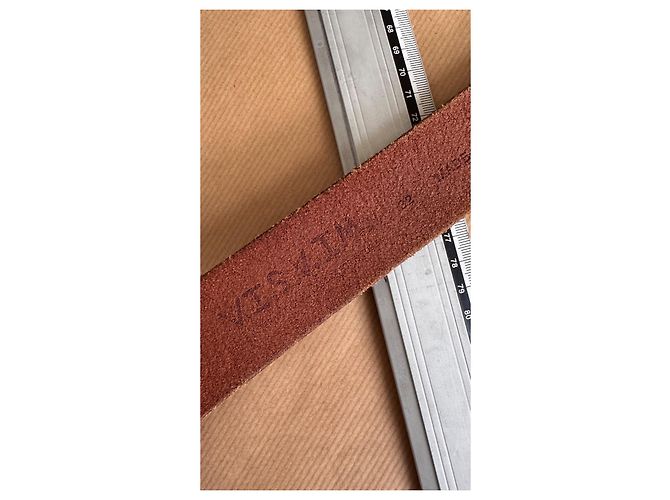 Visvim MoMA Horween Ledergürtel Braun W32 - Ansicht 14