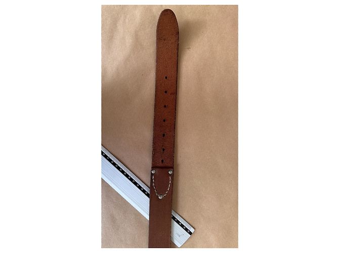 Visvim MoMA Horween Ledergürtel Braun W32 - Ansicht 15