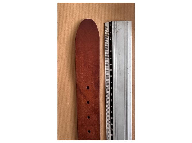 Visvim MoMA Horween Ledergürtel Braun W32 - Ansicht 18