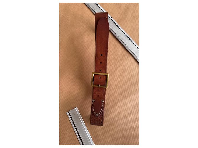 Visvim MoMA Horween Ledergürtel Braun W32 - Ansicht 5