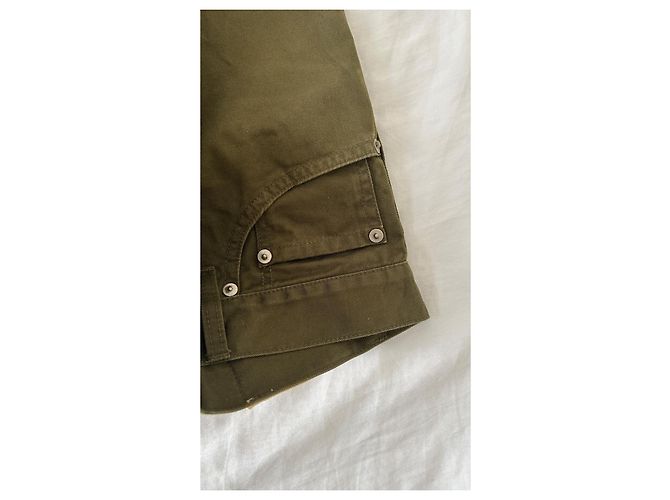 visvim Fluxus 03 Chino Crash Hose Khaki Olivgrün - Ansicht 12