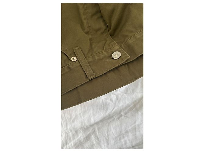 visvim Fluxus 03 Chino Crash Hose Khaki Olivgrün - Ansicht 14