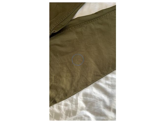 visvim Fluxus 03 Chino Crash Hose Khaki Olivgrün - Ansicht 2