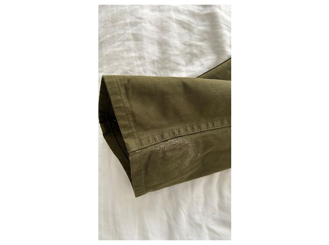 visvim Fluxus 03 Chino Crash Hose Khaki Olivgrün - Ansicht 4