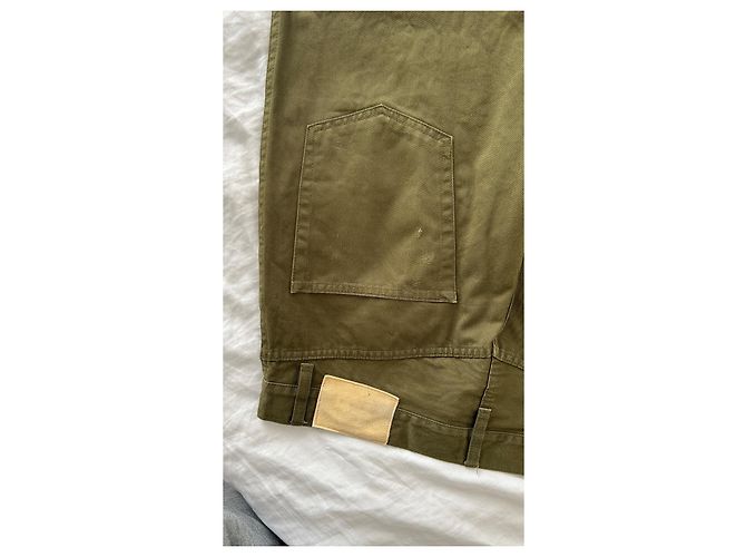 visvim Fluxus 03 Chino Crash Hose Khaki Olivgrün - Ansicht 6