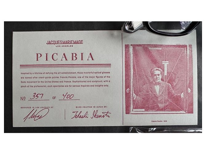 Autre Marque Occhiali Jacques Marie Mage Picabia Shadow Nero - vista 5