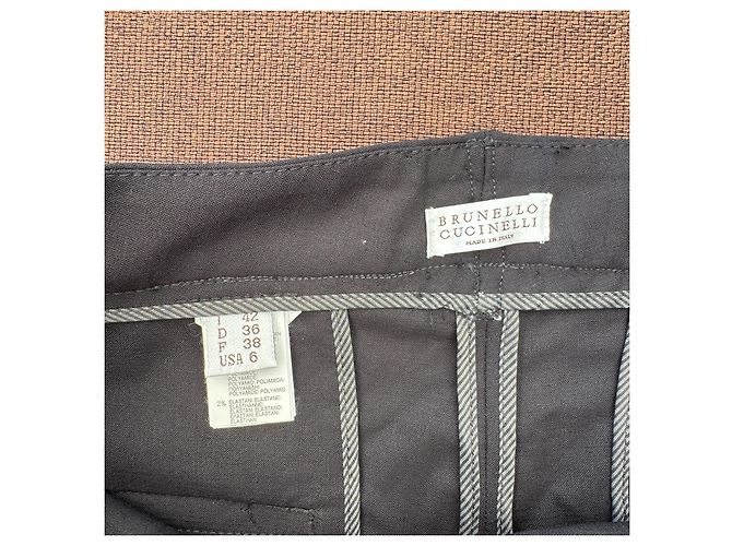 Brunello Cucinelli Wollmischung Hose Schwarz - Ansicht 3