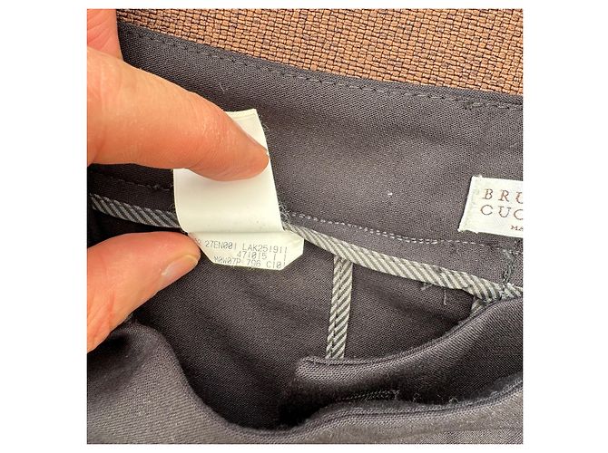 Brunello Cucinelli Wollmischung Hose Schwarz - Ansicht 4