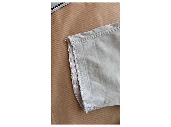 S . visvim . chino cut offs . beige cream . 0112105008013 . realizzato in Giappone - vista 3