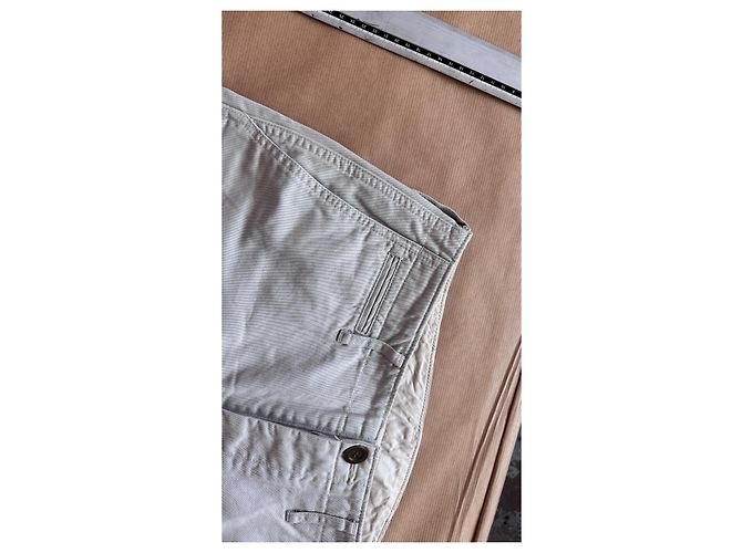 S . visvim . chino cut offs . beige cream . 0112105008013 . realizzato in Giappone - vista 4