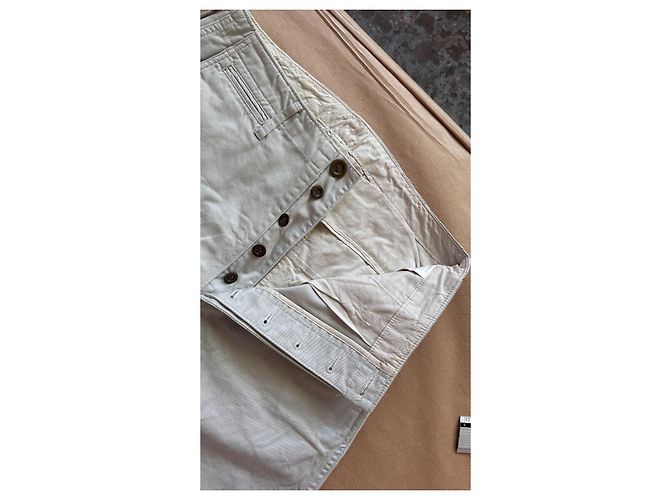 S . visvim . chino cut offs . beige cream . 0112105008013 . realizzato in Giappone - vista 5