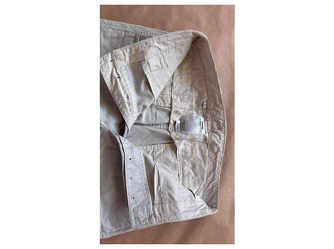 S . visvim . chino cut offs . beige cream . 0112105008013 . realizzato in Giappone - vista 7