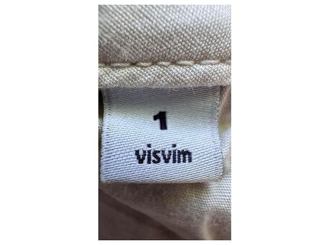 S . visvim . chino cut offs . beige cream . 0112105008013 . realizzato in Giappone - vista 9