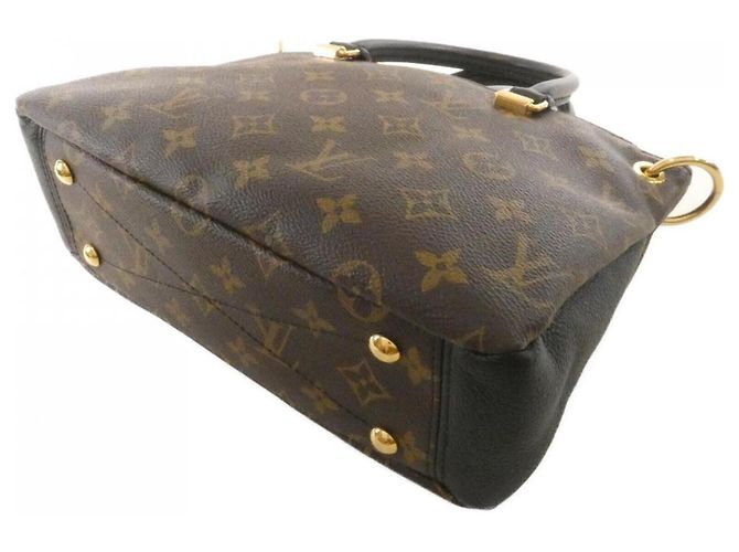 Borsa Louis Vuitton Monogram Pallas BB Marrone Nero - vista 3