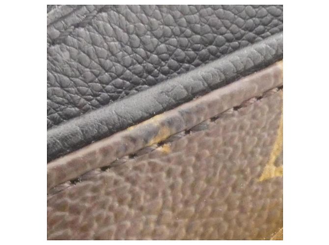 Borsa Louis Vuitton Monogram Pallas BB Marrone Nero - vista 4