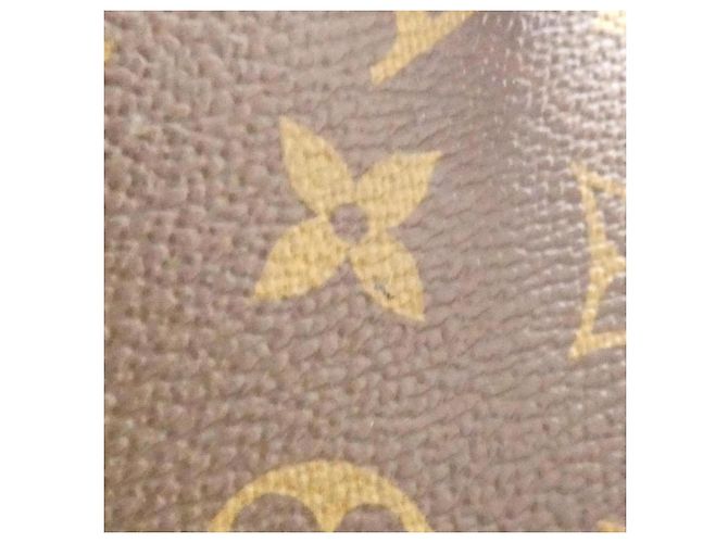 Borsa Louis Vuitton Monogram Pallas BB Marrone Nero - vista 5