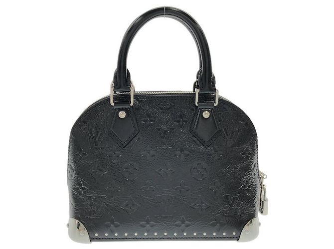 Borsa Louis Vuitton Monogram Saga Alma Trunk BB Nero - vista 2