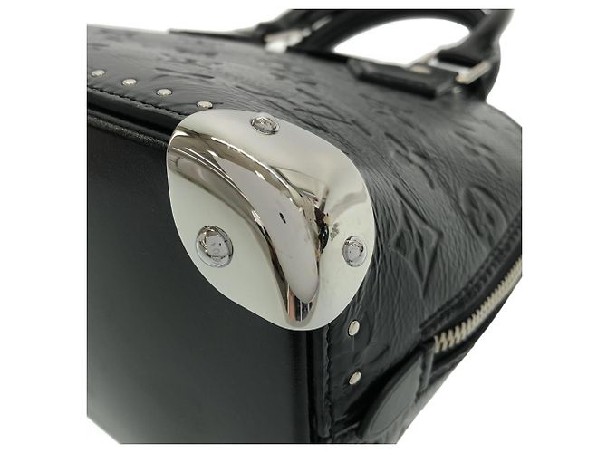 Borsa Louis Vuitton Monogram Saga Alma Trunk BB Nero - vista 3