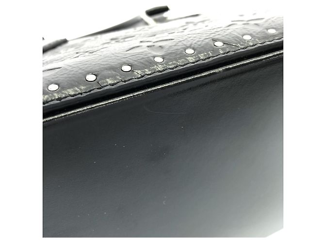 Borsa Louis Vuitton Monogram Saga Alma Trunk BB Nero - vista 5