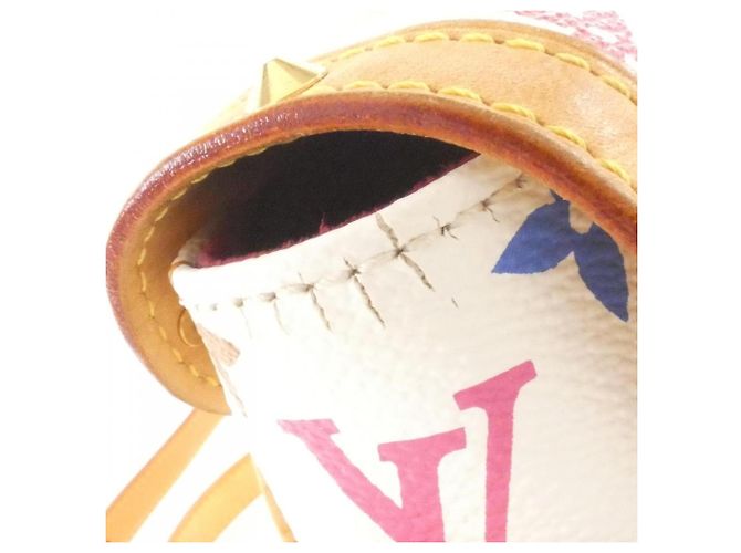 Louis Vuitton Multicolor Sologne Schultertasche Weiß - Ansicht 5