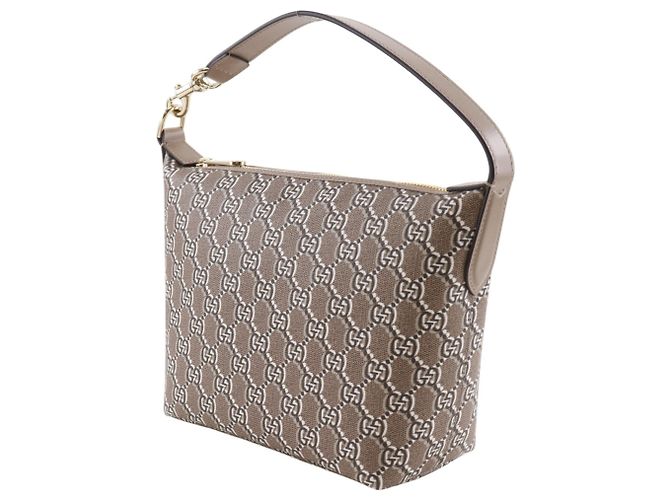 Borsa a Spalla Gucci GG Shadow Marrone - vista 2