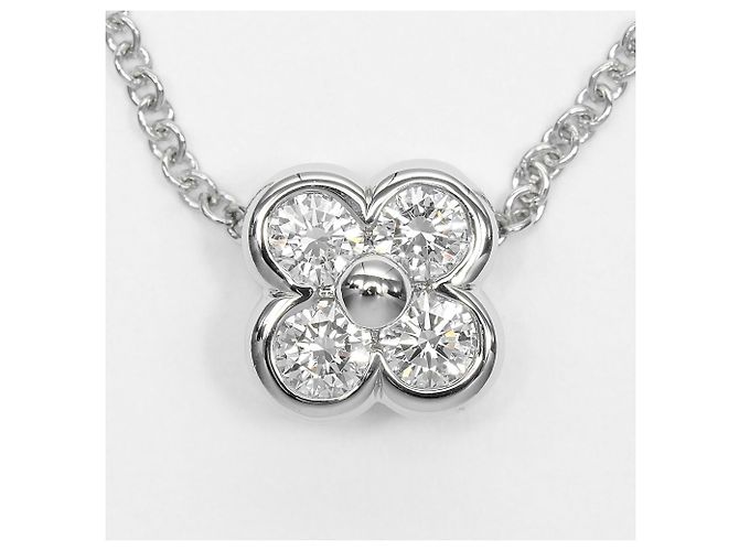 Collar de platino Tiffany & Co. con engaste de bisel - vista 4