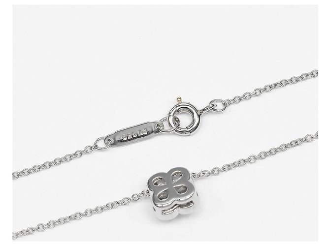 Collar de platino Tiffany & Co. con engaste de bisel - vista 6
