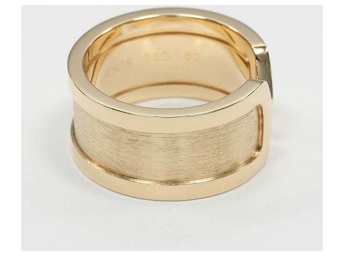 Anello a fascia Cartier 2C LM in oro giallo D'oro - vista 6