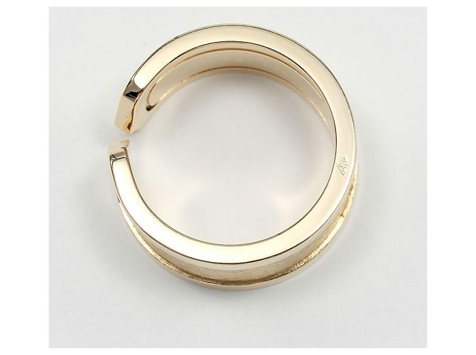 Anello a fascia Cartier 2C LM in oro giallo D'oro - vista 9