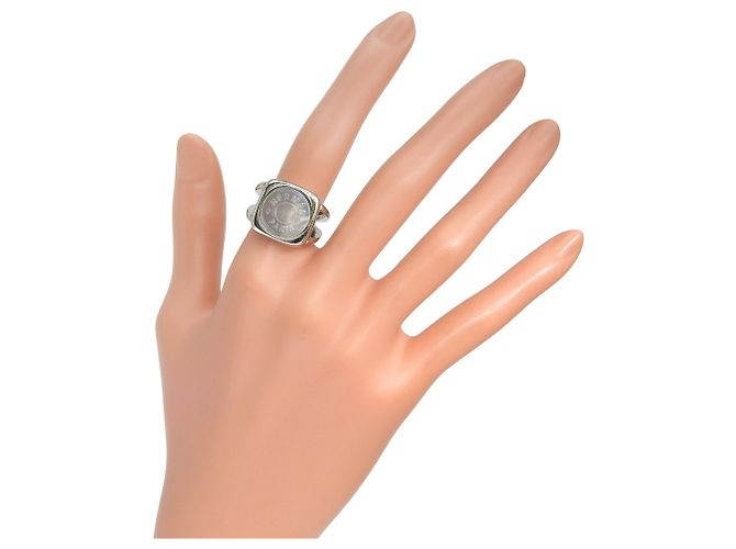 Ring Hermès Hermes HERMES Anello Serie Corozo Argento - vista 2