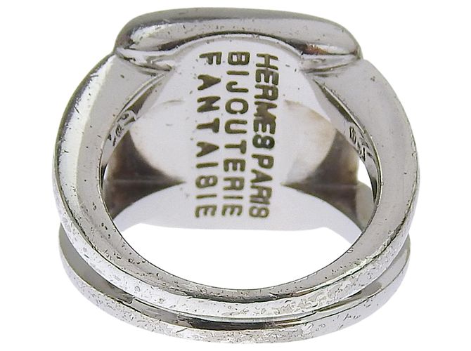 Ring Hermès Hermes HERMES Anello Serie Corozo Argento - vista 4