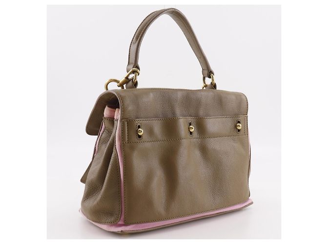 Borsa Tote Muse Yves Saint Laurent Marrone Rosa - vista 3