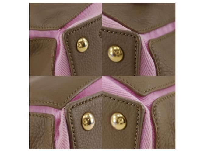 Borsa Tote Muse Yves Saint Laurent Marrone Rosa - vista 4