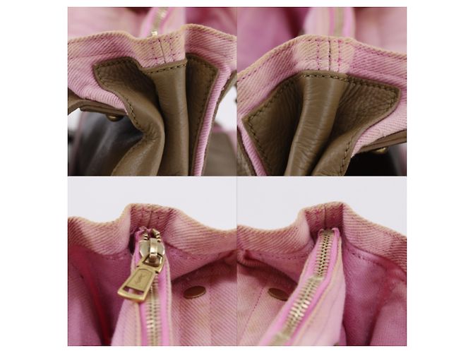 Borsa Tote Muse Yves Saint Laurent Marrone Rosa - vista 8