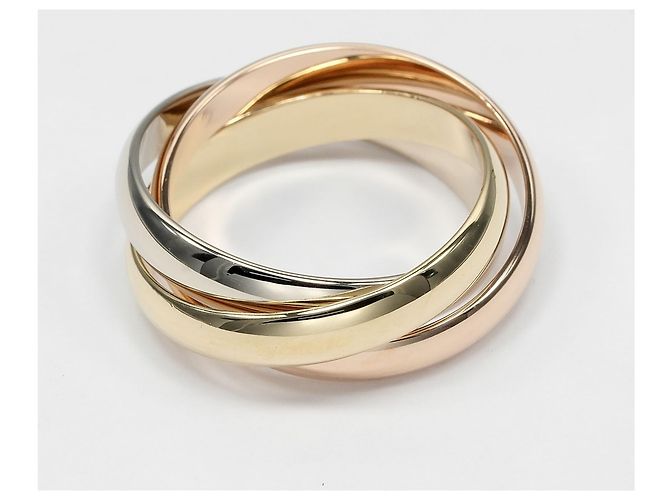 Cartier Trinity Ring aus 18K Gold Golden - Ansicht 3
