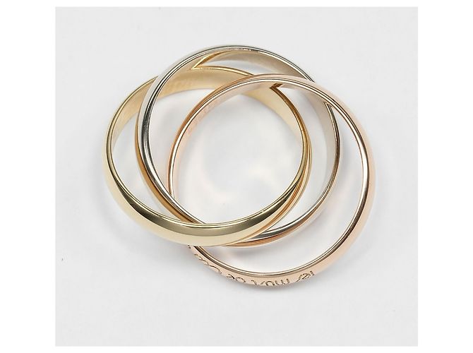 Cartier Trinity Ring aus 18K Gold Golden - Ansicht 8