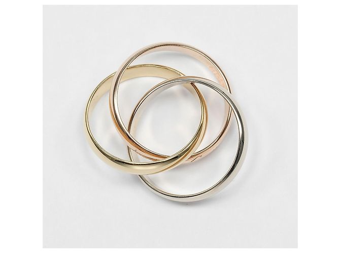 Cartier Trinity Ring aus 18K Gold Golden - Ansicht 9