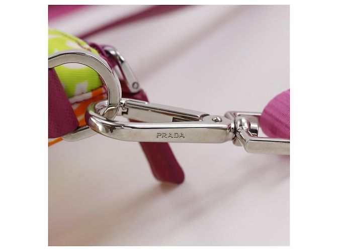 Borsa Tote 2-Way con motivo floreale Prada Rosa - vista 13