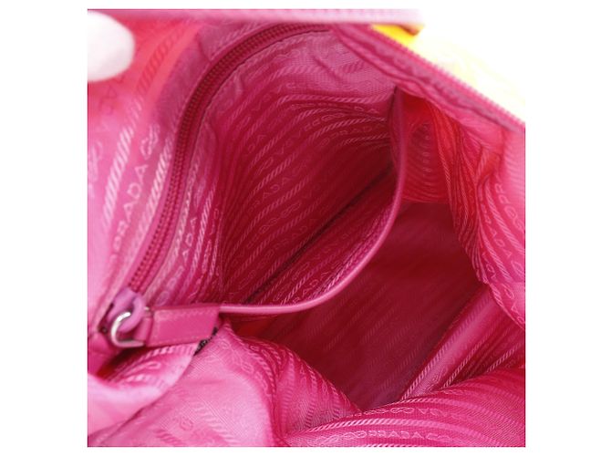 Borsa Tote 2-Way con motivo floreale Prada Rosa - vista 8