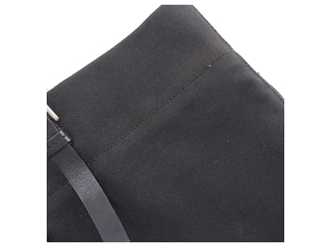Borsa Tote PRADA con placca logo PRADA Nero - vista 8