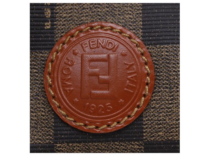 Borsa Boston Fendi Pekan Marrone - vista 17