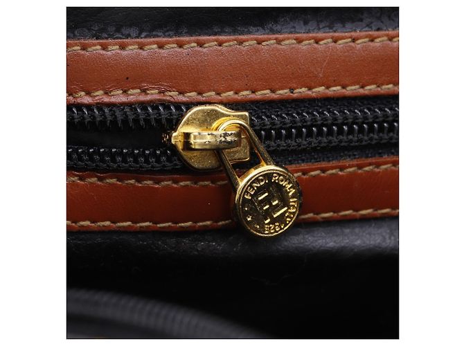 Borsa Boston Fendi Pekan Marrone - vista 8