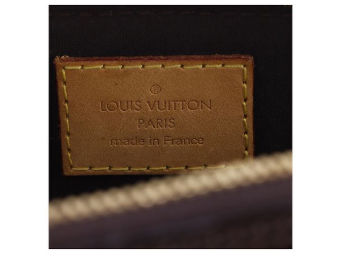 Borsa Louis Vuitton Alma BB Rosso Bordò - vista 17