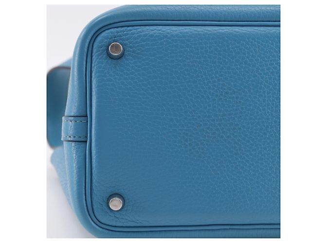 Hermès Hermes Picotin Lock 18 PM Handtasche Blau Grün - Ansicht 11