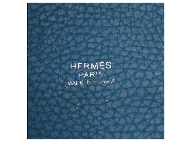 Hermès Hermes Picotin Lock 18 PM Handtasche Blau Grün - Ansicht 17