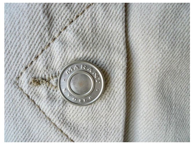 Isabel Marant Etoile Isabel Marant Étoile Falda Mini Vaquera Sabel - Beige - vista 8